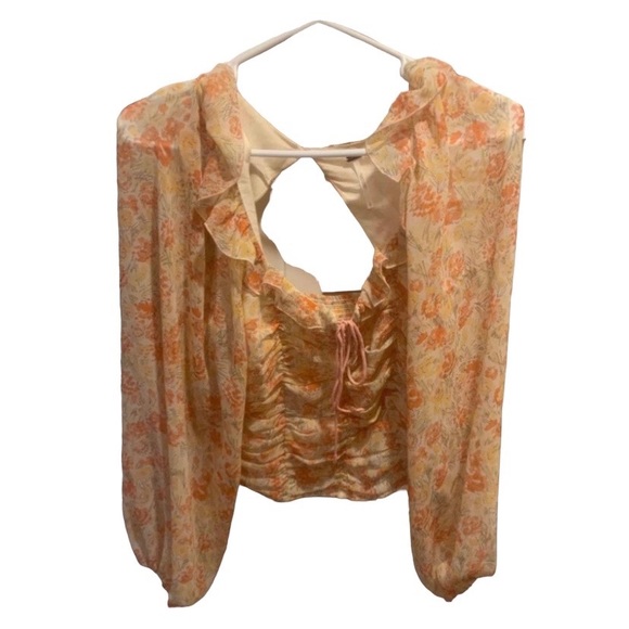 Free People Mabel Printed Top size small - Picture 3 of 3